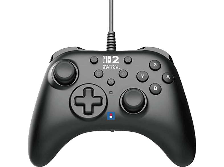 Hori Turbo Para Nintendo Switch 2 Switch y Switch OLED Cable Botón C Licencia oficial Nintendo Negro