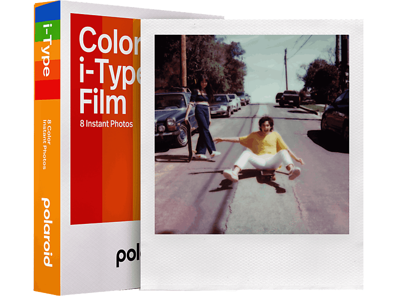 Polaroid Color Film i-Type 6000 Sensibilidad ISO 640 8 fotos  107 por 88 mm Blanco