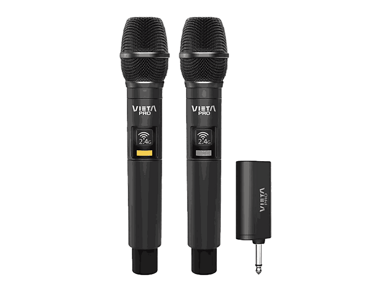 Vieta Party Mic Duo 2 20 - 20000 Hz 12h Autonomía USB-C Jack 6.5 mm Negro