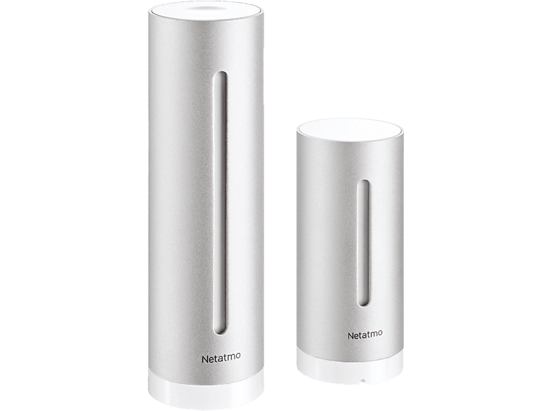 Netatmo NSW01-EC Mide la temperatura Humedad CO2 y presión Gris
