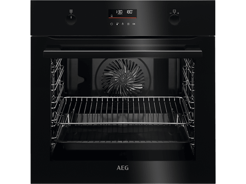 AEG BPE535160B Multifunción Pirolítico 71 l Anillo térmico 60 cm Negro
