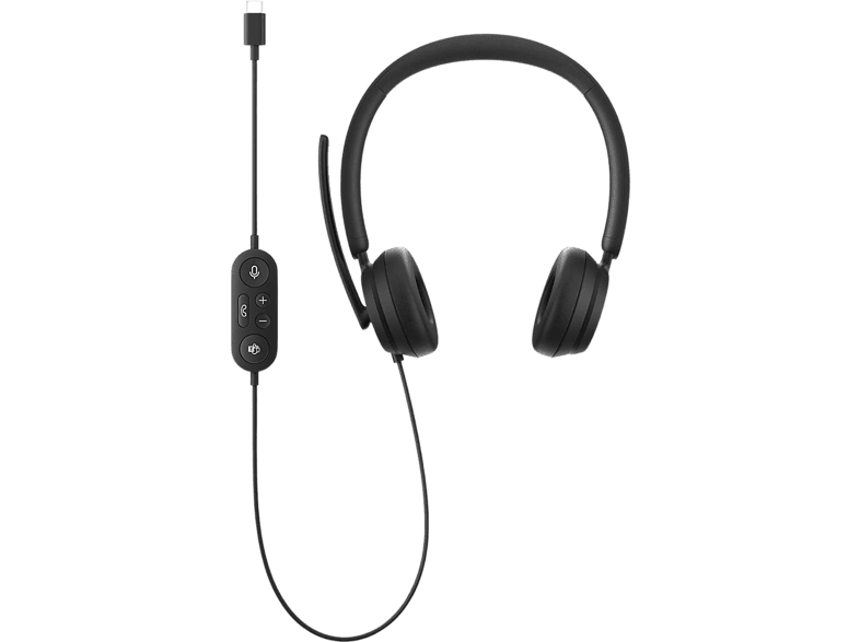 Microsoft Modern USB-C Headset Micrófono USB-C Control volumen 91 dB Negro