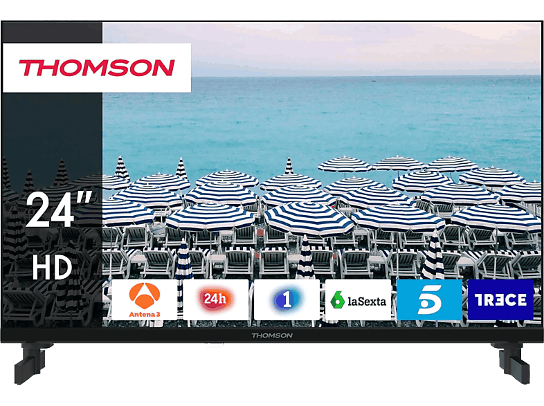 Thomson 24HD2S13 HD HDMI Triple sintonizador y CI+ Negro