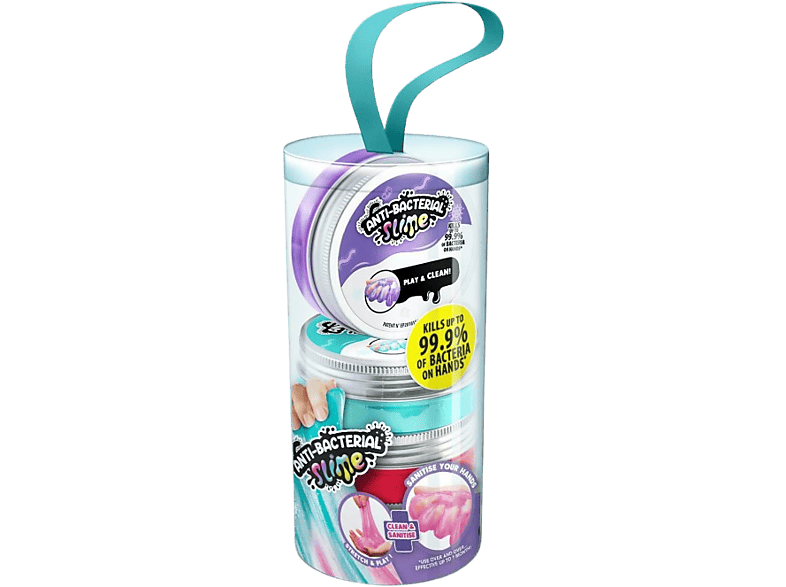 So Slime Pack 4 Slime Anti Bacterial Pack de 4 unidades Antibacterias Multicolor +5 años