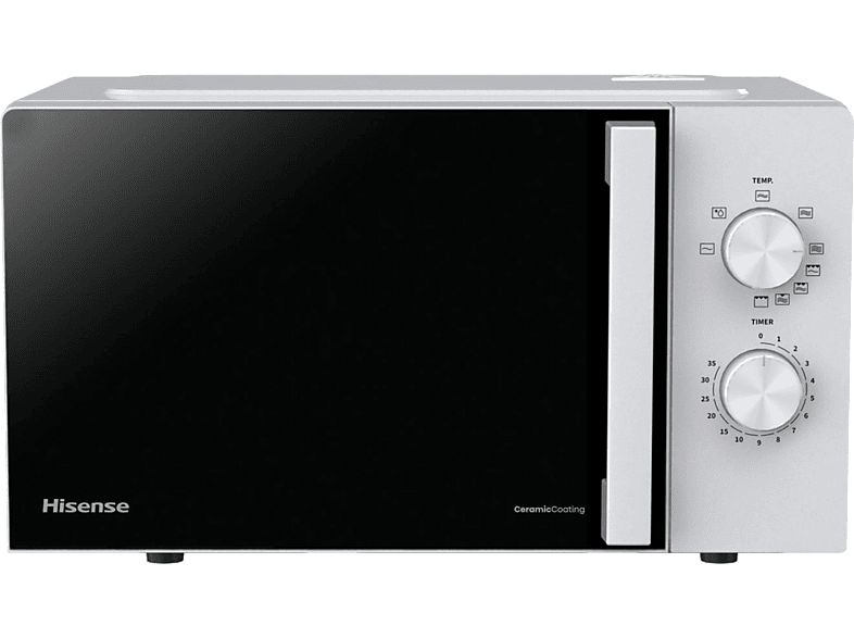Hisense H20MOWP1HG 1250 W 5 Niveles de potencia 20 l Descongelación Control Mecánico Blanco
