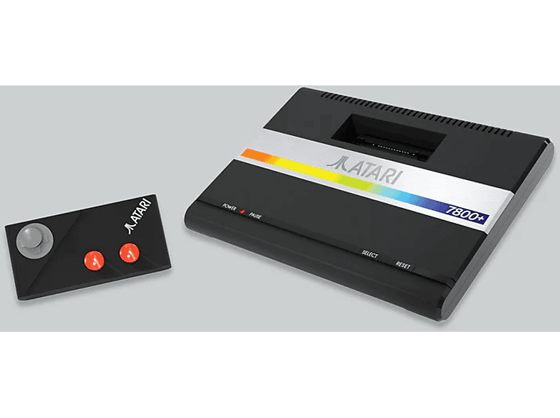 Atari 7800+ Gamepad inalámbrico CX78+ Juego Bentley Bear: Bentley Bear's Crystal Quest HDMI USB-C Negro