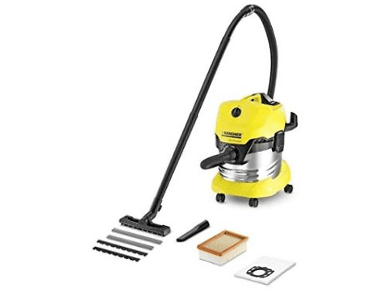 Kärcher WD 4  1000 W 20 l Aspirador en seco y húmedo Amarillo