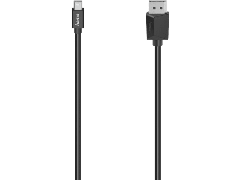 Hama 00200710 Mini DP a DisplayPort Ultra HD 4K 1.50 m 21.6 Gbps Negro