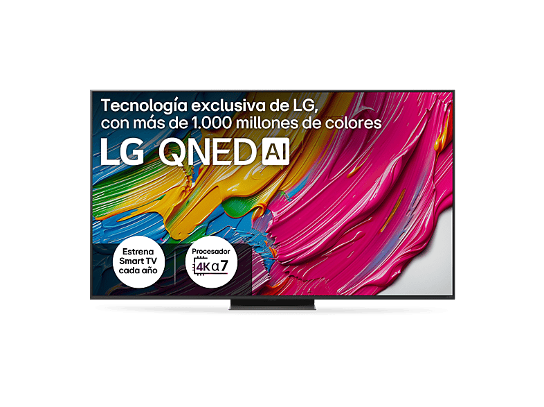 LG 65QNED81A6A UHD 4K Procesador Inteligente α7 AI Processor 4K Gen8 Smart TV DVB-T2 (H.265) Negro