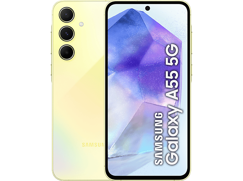 Samsung Galaxy A55 5G Yellow 256GB 8GB RAM 6.6 FHD+ Super AMOLED Exynos 1480 Octa-Core 5000 mAh Android