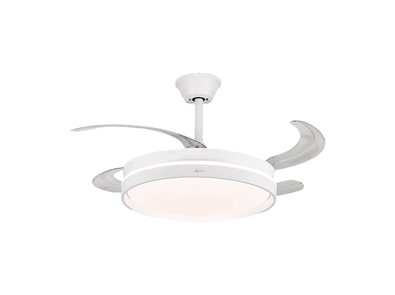 Ventilador de techo- Jata JVTE4242 42 W 6 Velocidades Aspas retráctiles Luz LED Función Reverse Blanco