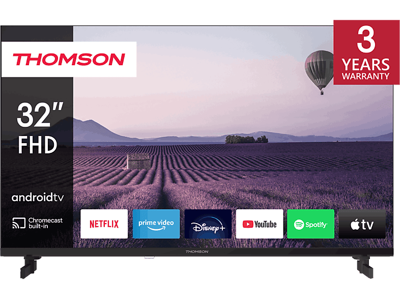 Thomson 32FA2S13 FHD ARM CA55 Quad core Smart TV Negro