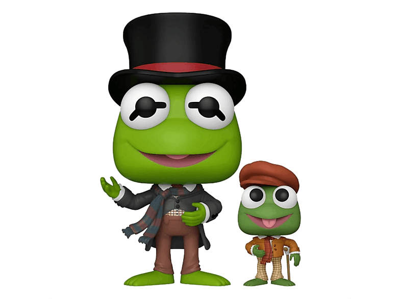 Movies: The Muppet Christmas Carol - Bob Cratchit with Tiny Tim Vinilo 9 cm
