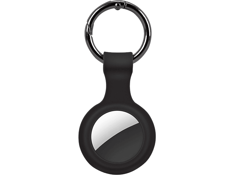 ISY IAT-3000-BK Para Apple AirTag Con llavero Silicona Negro