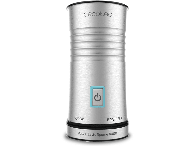 Cecotec Power Latte Spume 4000. 3 en 1 Calienta Espuma en Frío o en Caliente