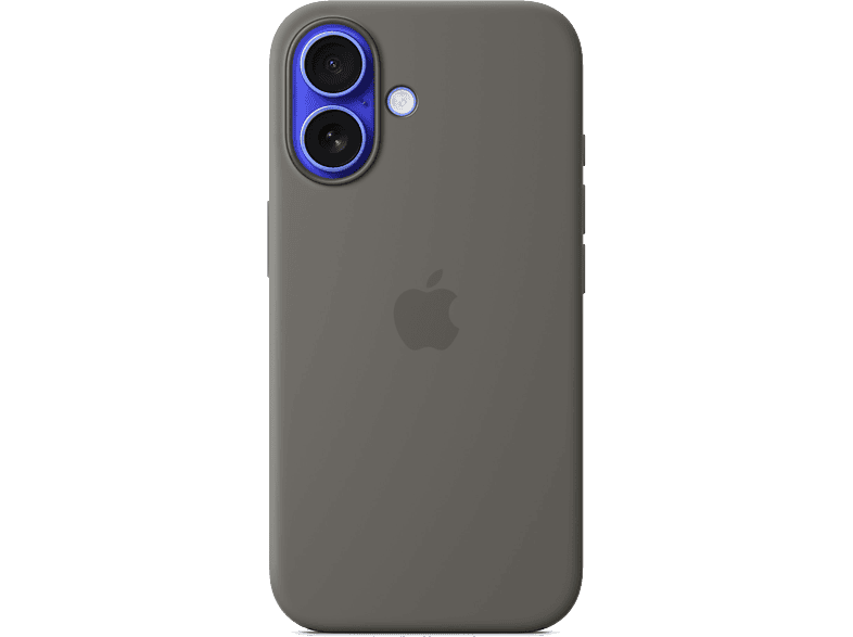 Apple Funda de silicona con MagSafe para iPhone 16 Gris piedra