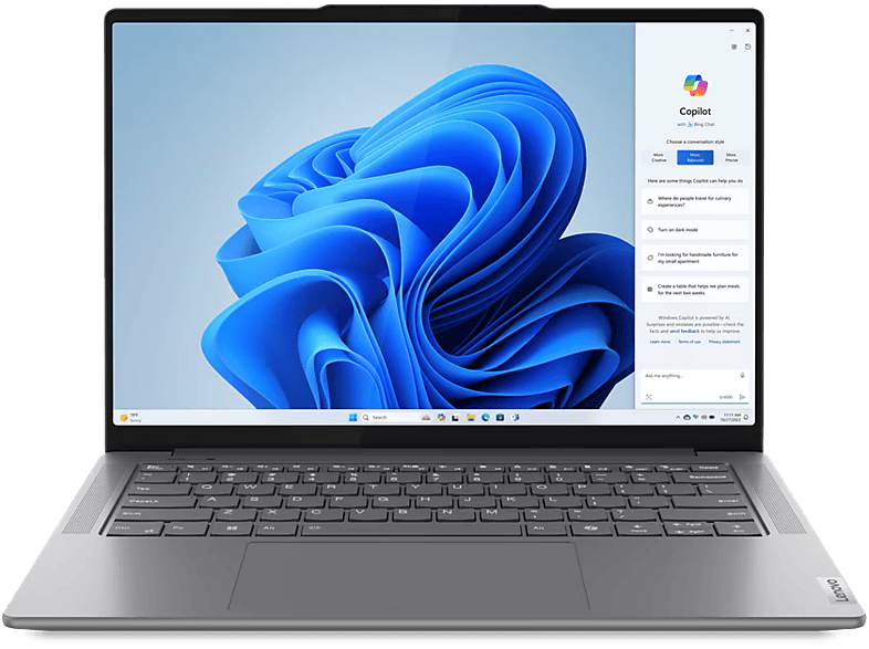 Lenovo Yoga Pro 7 14IMH9 14.5 2.8K Intel® Core™ Ultra 7 155H 32GB RAM 1TB SSD GeForce RTX™ 4050 Windows 11 Home Gris