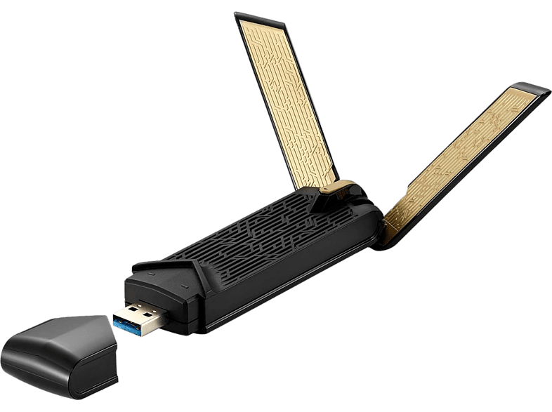 ASUS USB-AX56 OFDMA MU-MIMO BSS Coloring,Compatible  Windows 10/8.1/8/7/Linux Negro