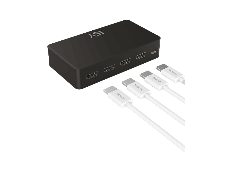 ISY IHD-9036 3x HDMI input 1x HDMI output Max. resol 4K@60 Hz Negro