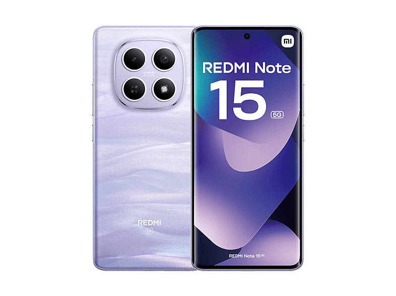Xiaomi Redmi Note 15 5G Púrpura 512 GB 12 GB RAM 6.77 AMOLED FHD+ Snapdragon 6 Gen 3 5520 mAh