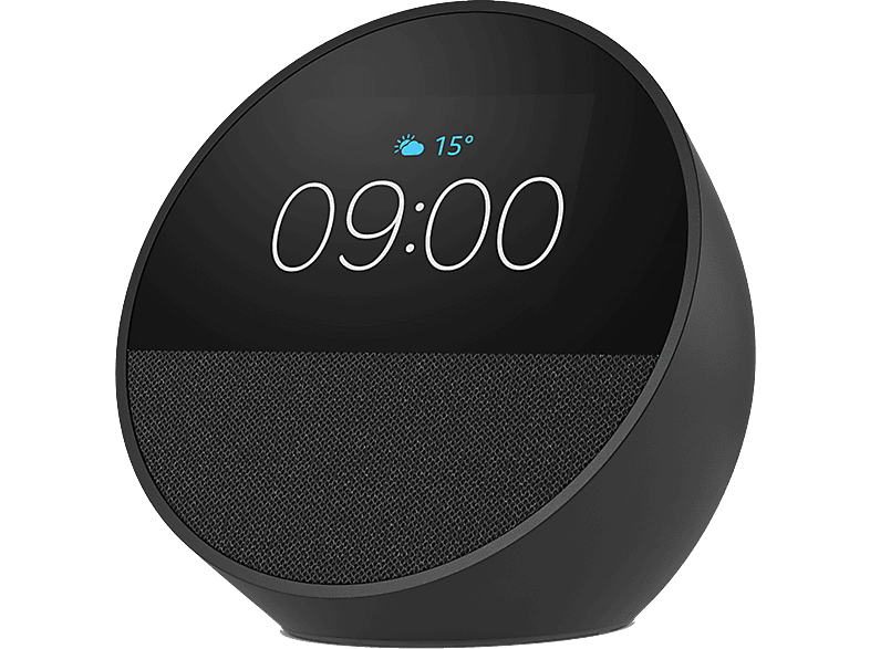 Amazon Echo Spot (modelo 2024) Sonido de calidad y Alexa Negro