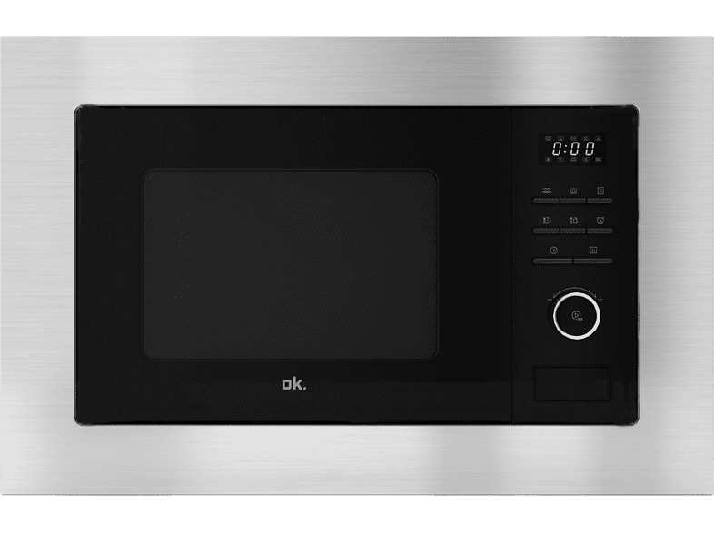 OK OMWG 2022-31 BI DM 800 W 5 niveles de potencia 20 l Con Grill Gris y Negro