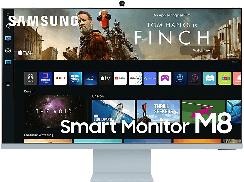 Samsung Smart Monitor LS32BM80BUUXEN M8 32  UHD 4K 4ms 60 Hz Azul