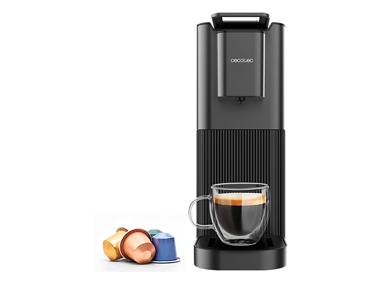 Cecotec Power Caps 20 20 bar 700 ml 1400W Autoapagado Fácil limpieza Thermoblock Compatible cápsulas Nespresso Negro