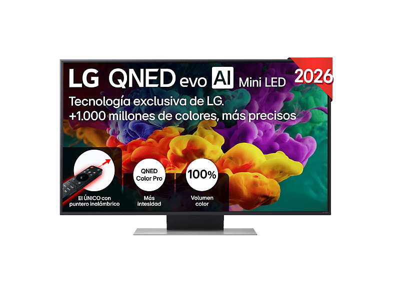 LG 50QNED86B6B UHD 4K Procesador Inteligente α8 AI Processor 4K Gen3 Smart TV DVB-T2 (H.265) Negro