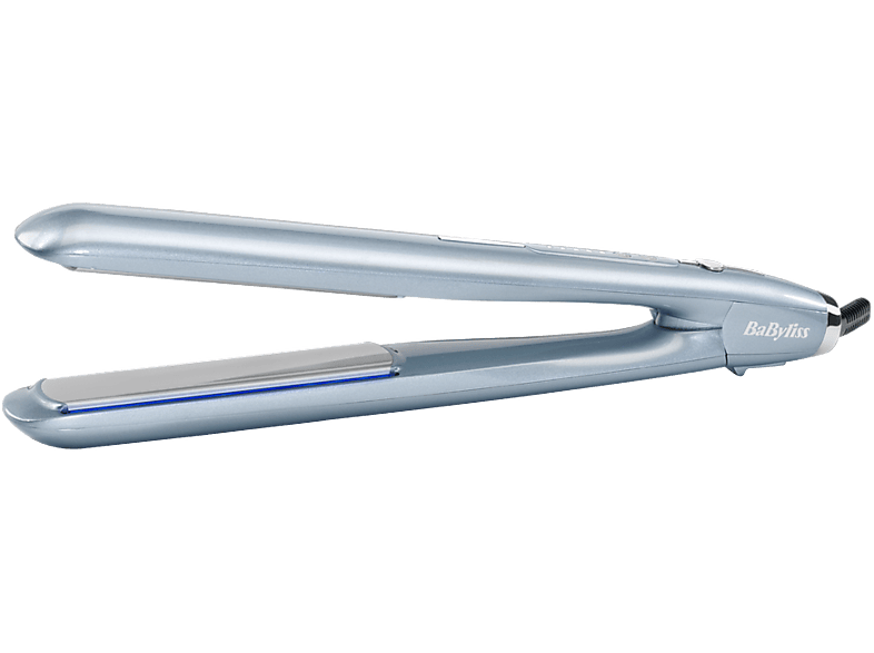 BaByliss Hydro-Fusion Sistema iónico dual antiencrespamiento 5 temperaturas Placas de cerámica 25mm ST573E Azul