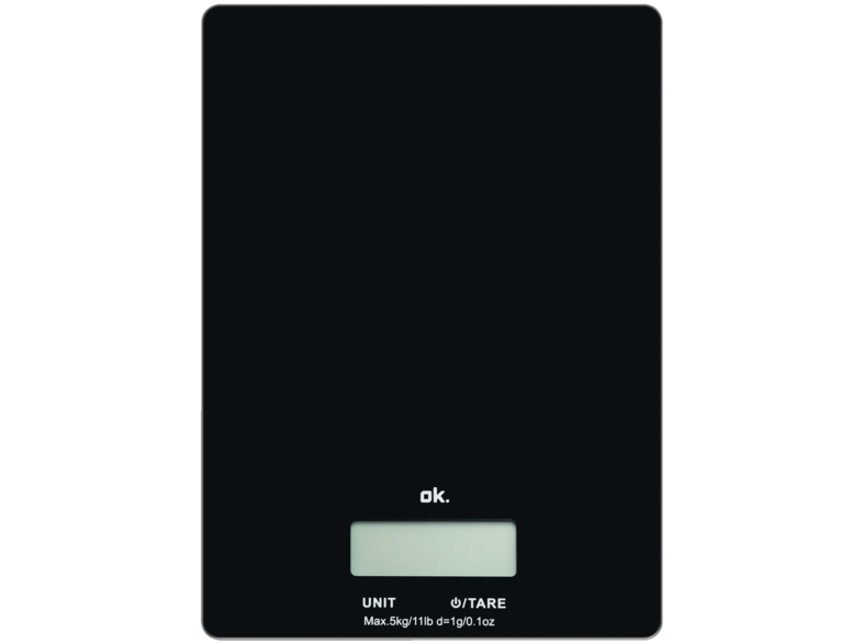 OK 3220 Peso máximo 5Kg Display LCD Apagado automático Negro