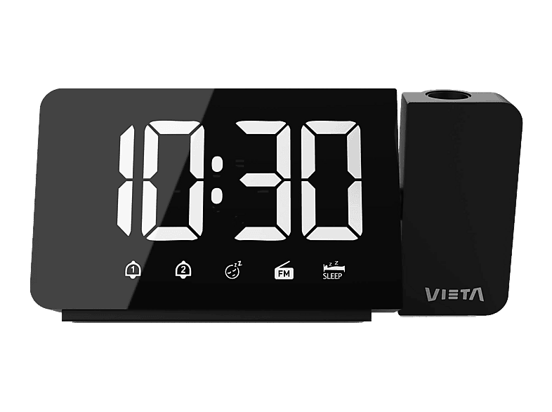 Vieta VM-AL400BK 3W Radio Pantalla LED Negro