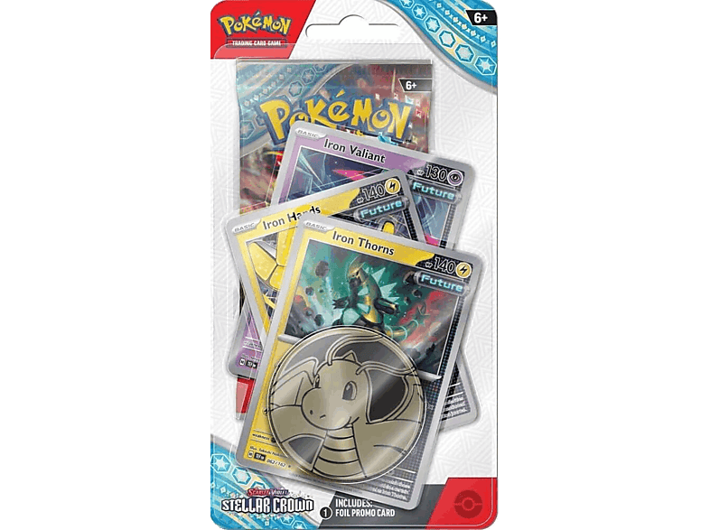 MagicBox Pokémon Scarlet & Violet 7: Premium Checklane Stellar Crown Set de 2 Aleatorio