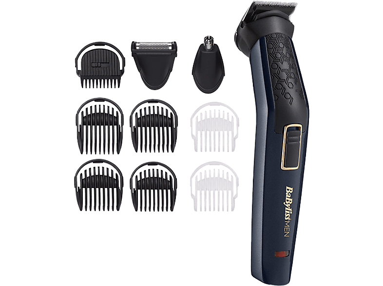 BaByliss MT728E 9 Cabezales Sin cable Naricero y orejero, 60 min Negro