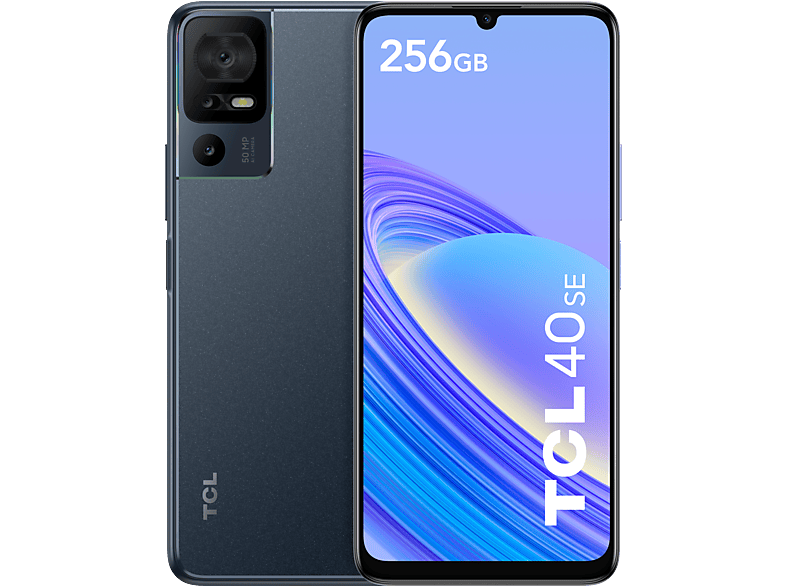 TCL 40 SE  Dark grey 256 GB 6 GB RAM 6.75  HD+ NXTVISION  Mtediatek Helio G37 5010 mAh TCL IU 5.0 (Android™ 13)