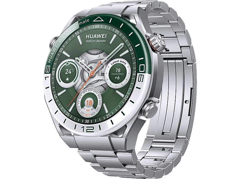 Huawei Watch Ultimate 140-210 mm Modo campo de Golf 14 días Autonomía Titanio Verde