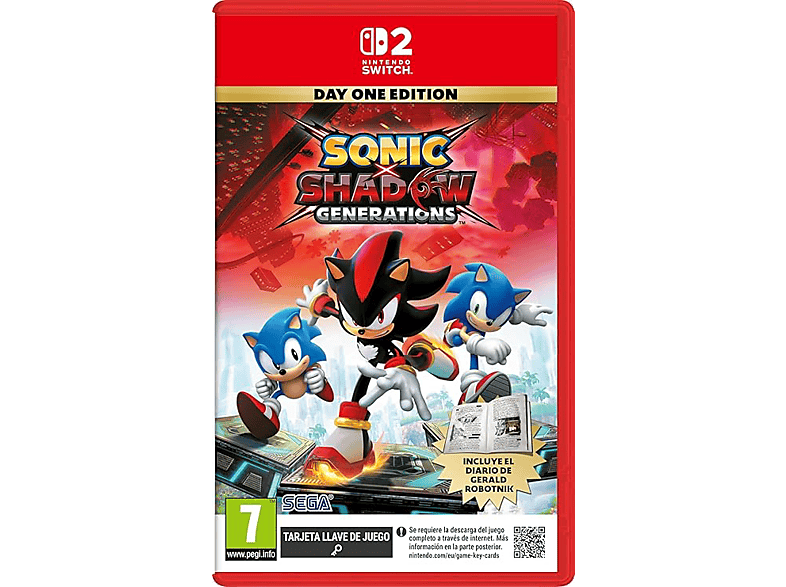Nintendo Switch 2 Sonic X Shadows Generations Day One Edition (Código de descarga)