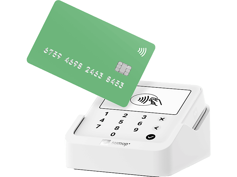 SumUp Solo Lite Cuenta con Estación de Carga Bluetooth Sin Costes Fijos Blanco