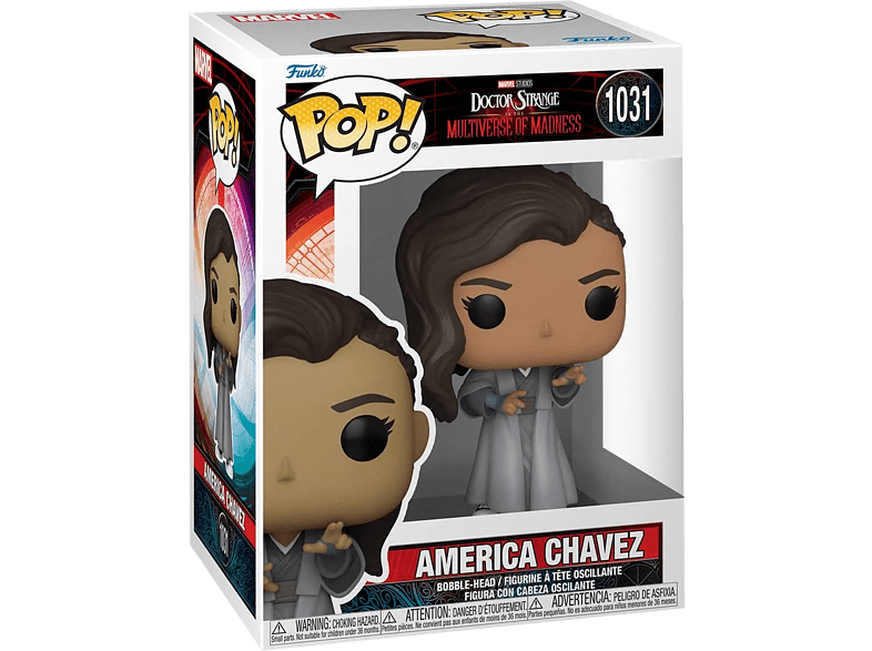 Funko Pop! Marvel: América Chavez (Doctor Strange: En el multiverso de la locura) 9 cm Multicolor