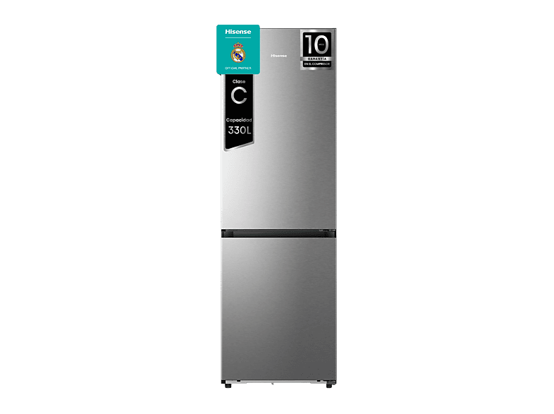 Hisense RB3K330SAIC No Frost 185.6 cm 330 l Kitchen Fit WiFi Acero inoxidable