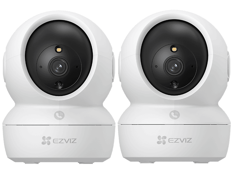 Ezviz H6c Duo Pack 2K Función de visión nocturna CMOS de escaneo progresivo de 1/2,7 Blanco