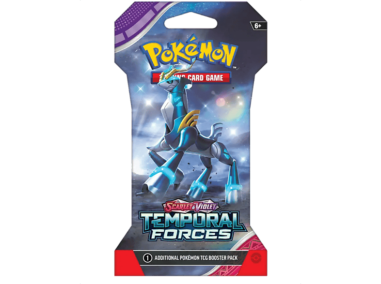 Magicbox Pokemon TCG Scarlet & Violet: Temporal Forces: Sleeved Booster Aleatorio
