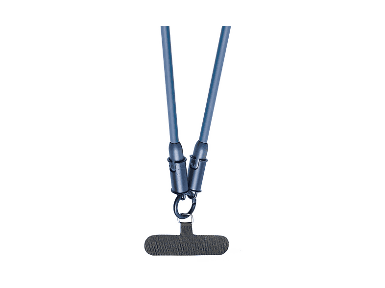Panda Lanyard 1.2m Cable USB-C Goma Carga rápida 60W Azul