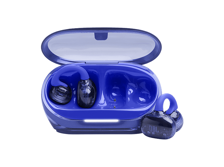 JBL Soundgear Clips 32h Autonomía 4 Micrófonos IP54 Conexión Multipunto y Emparejamiento Rápido Azul