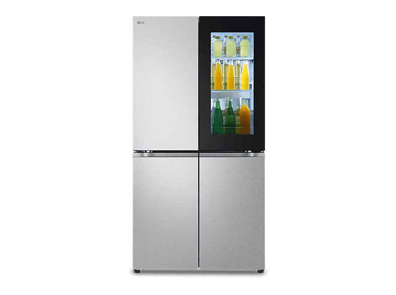 LG GMV960MBDE No Frost 178.7 cm 666 l Instaview™ Linear Cooling™ Plata