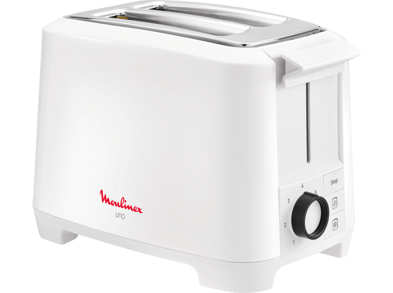 Moulinex LT1401 2 Rebanadas 800 W Función descongelación y Recalentado Blanco