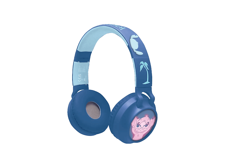 Lexibook Stitch Circumaurales Cable o Bluetooth Micrófono Azul