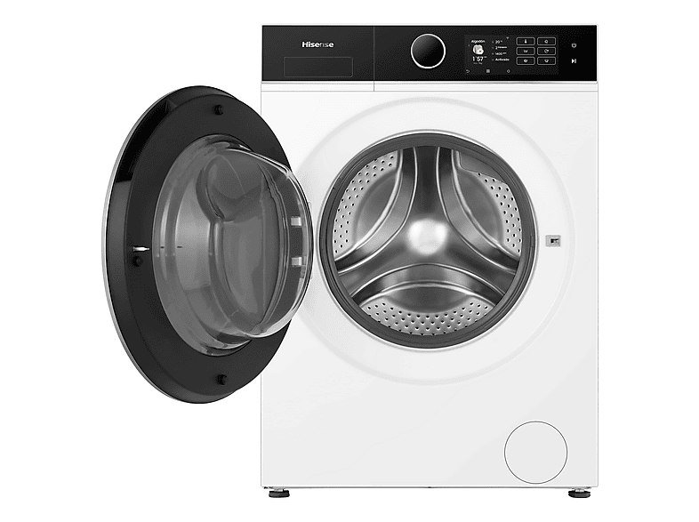 Hisense WF5I9043BWFS 9 kg 1400 rpm 18 programas Fondo reducido 47cm Programa Mascotas Blanco