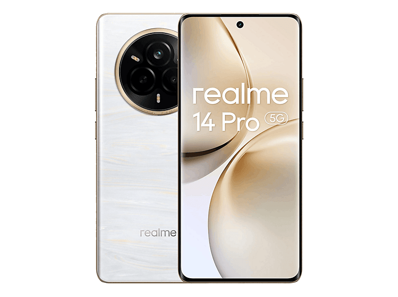 realme 14 Pro 5G White 256 GB 8 GB 6.77 Curva Vision 120 Hz MediaTek Dimensity 7300E 6000 mAh