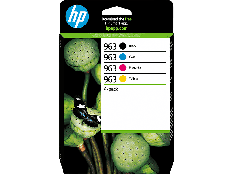 HP 963 Negro Cian Magenta Amarillo Hasta 1000 páginas en negro Hasta 700 páginas en color HP Planet Partners